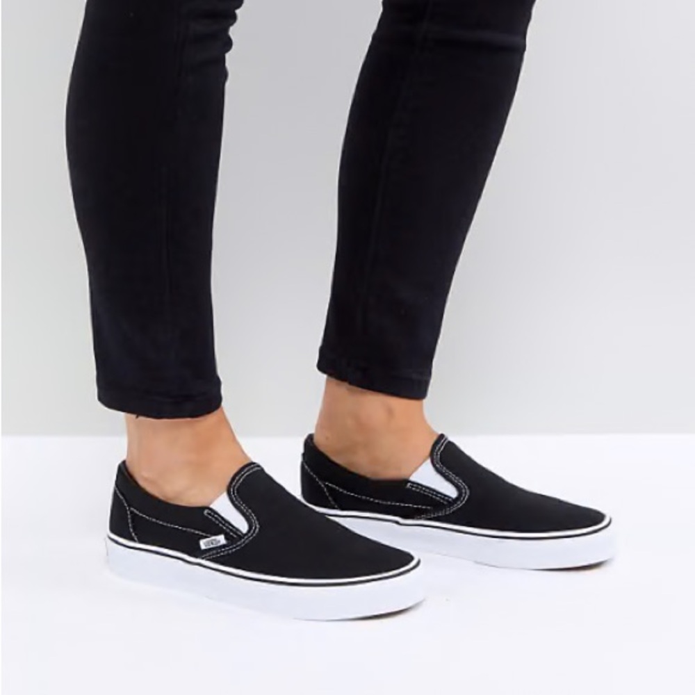 Vans Classic Slip On Black Womens - VN000EYEBLK